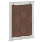 vidaXL Spiegel VIGO Antik Weiß 55,5 x 5 x 70 cm Massivholz Kiefer