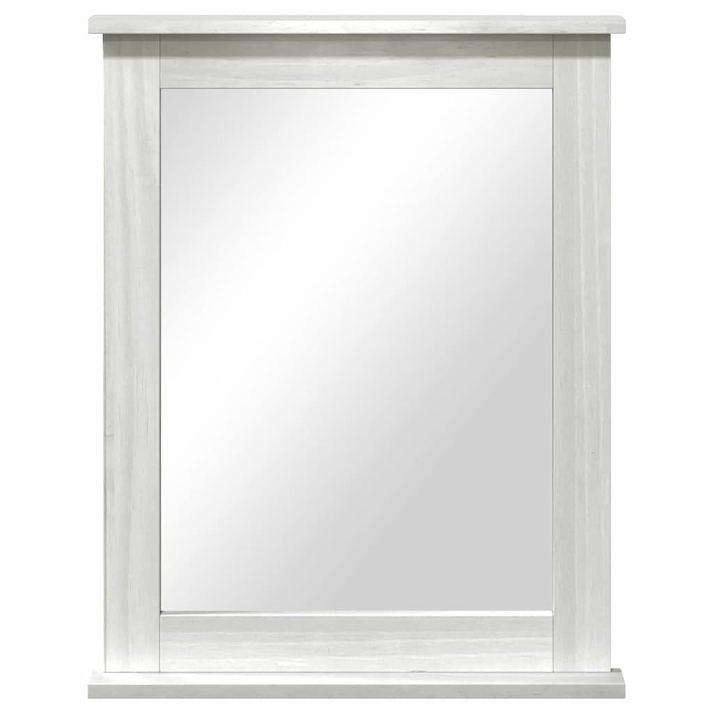 vidaXL Spiegel VIGO Antik Weiß 55,5 x 5 x 70 cm Massivholz Kiefer
