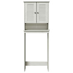 vidaXL Toilettenschrank VIGO Weiß und Antikweiß 60 x 27 x 161 cm