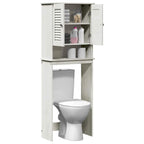 vidaXL Toilettenschrank VIGO Weiß und Antikweiß 60 x 27 x 161 cm