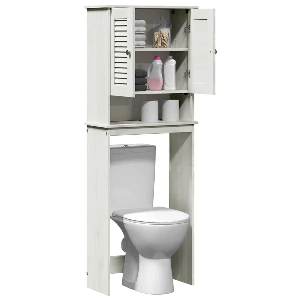 vidaXL Toilettenschrank VIGO Weiß und Antikweiß 60 x 27 x 161 cm