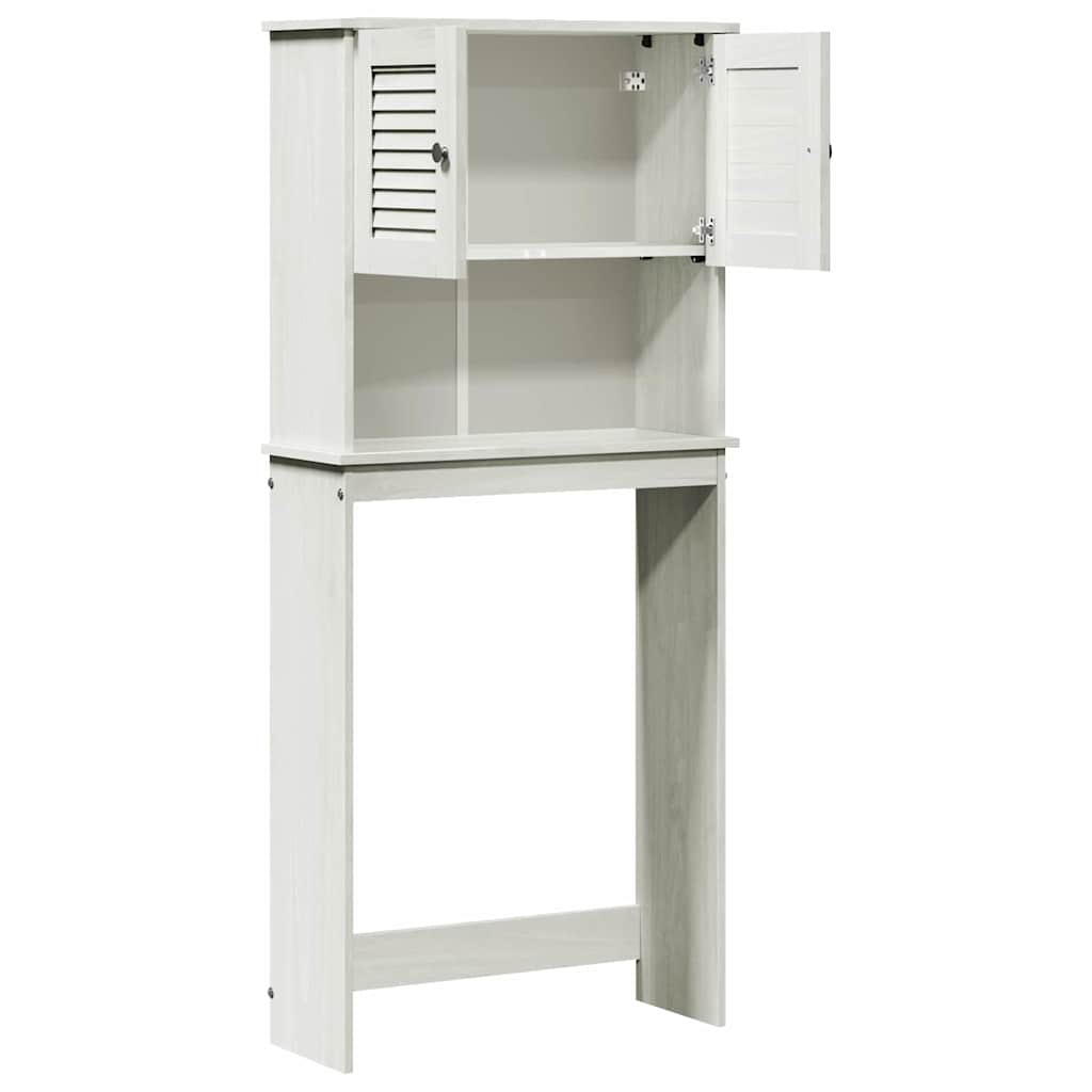 vidaXL Waschmaschinen-Schrank mit Regal VIGO Weiß und Antikweiß