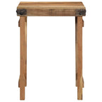 vidaXL Esstisch Braun 60 x 55 x 76 cm recyceltes Massivholz