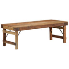 vidaXL Couchtisch Braun 110 x 55 x 40 cm Massives upgecyceltes Holz