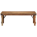vidaXL Couchtisch Braun 110 x 55 x 40 cm Massives upgecyceltes Holz
