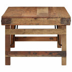 vidaXL Couchtisch Braun 110 x 55 x 40 cm Massives upgecyceltes Holz