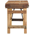 vidaXL Bank Natur 110 x 35 x 46 cm Wiederverwertetes altes Holz
