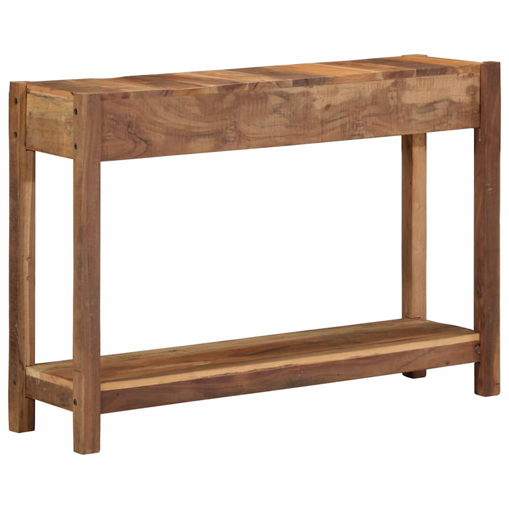 vidaXL Konsolentisch Braun 107 x 33 x 76 cm Massives upgecyceltes Holz