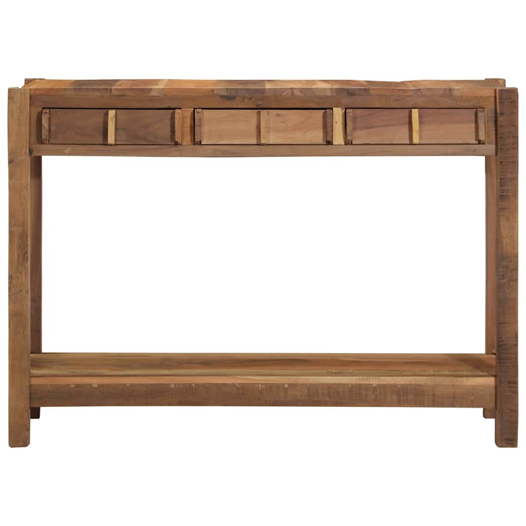 vidaXL Konsolentisch Braun 107 x 33 x 76 cm Massives upgecyceltes Holz