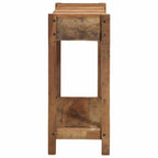 vidaXL Konsolentisch Braun 107 x 33 x 76 cm Massives upgecyceltes Holz