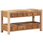 vidaXL TV-Schränk Braun 83 x 33 x 46 cm Massives upgecyceltes Holz
