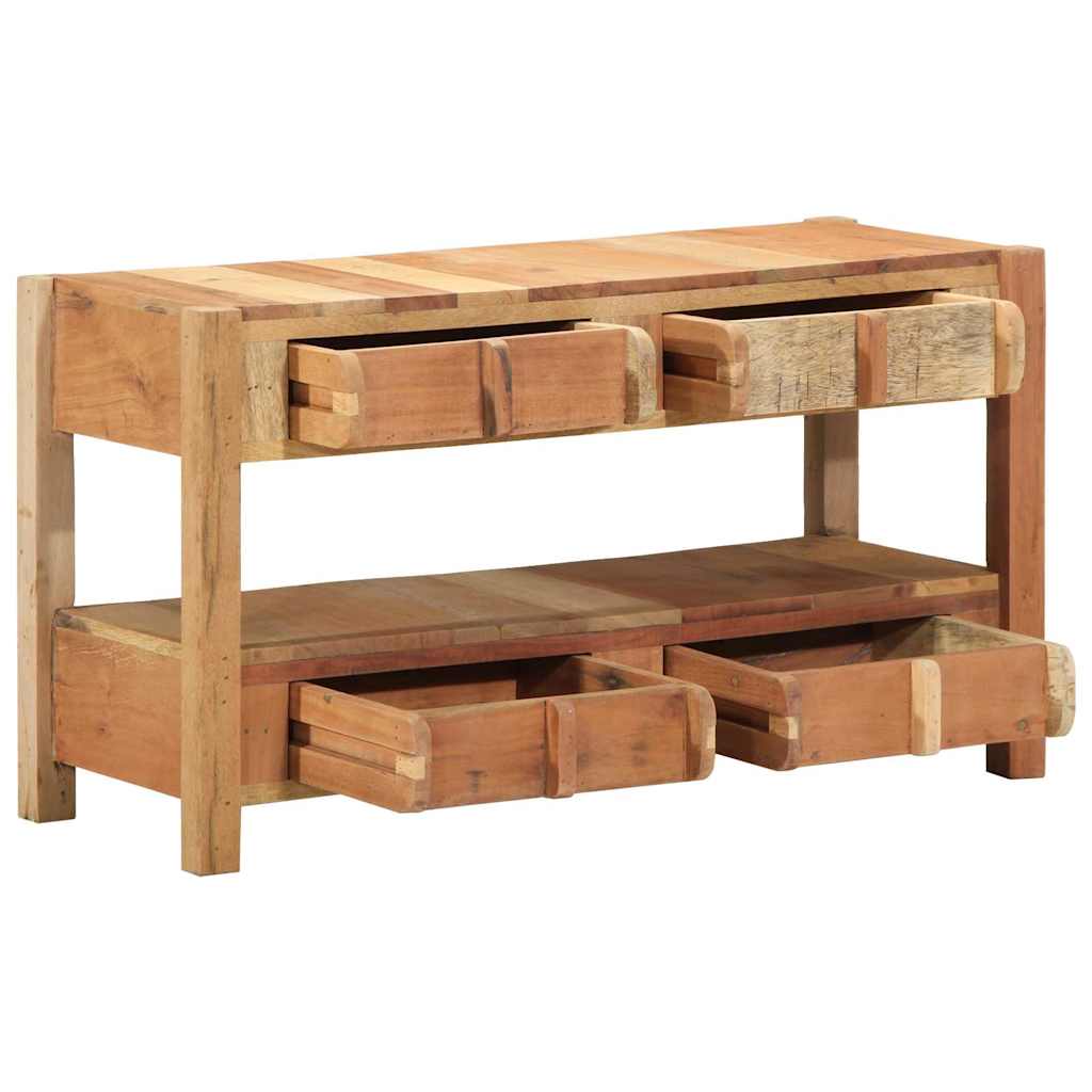 vidaXL TV-Schränk Braun 83 x 33 x 46 cm Massives upgecyceltes Holz