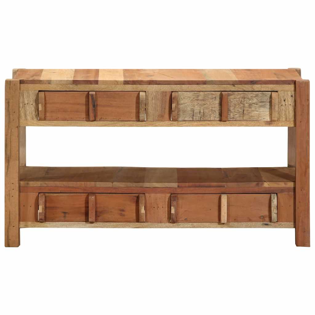 vidaXL TV-Schränk Braun 83 x 33 x 46 cm Massives upgecyceltes Holz