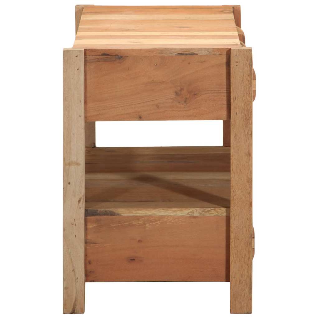 vidaXL TV-Schränk Braun 83 x 33 x 46 cm Massives upgecyceltes Holz
