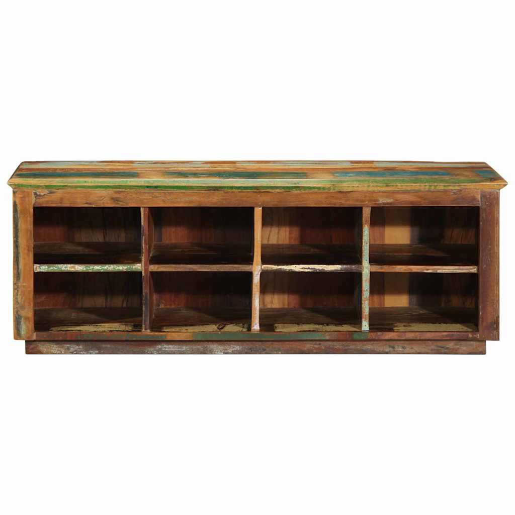 vidaXL Schuhschrank Braun 110 x 35 x 40 cm Massives upgecyceltes Holz