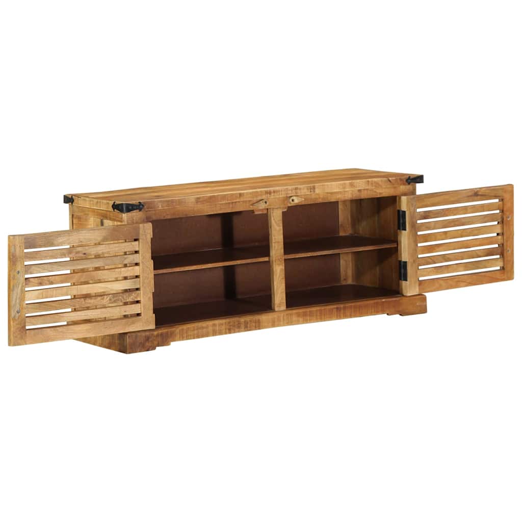 vidaXL Schuhschrank mit Regal Braun 110 x 38 x 45 cm Massivholz Mango