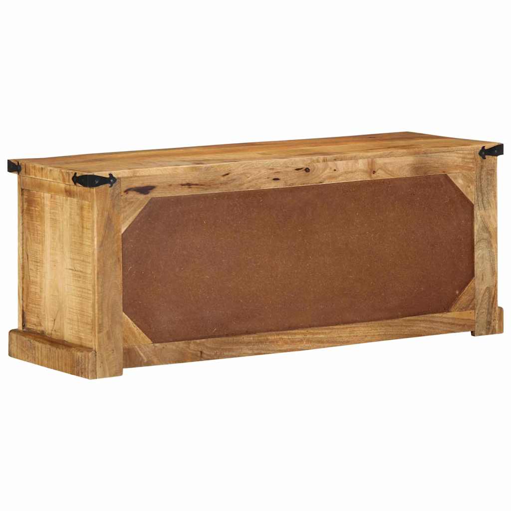 vidaXL Schuhschrank mit Regal Braun 110 x 38 x 45 cm Massivholz Mango