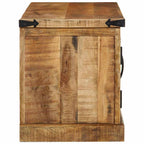 vidaXL Schuhschrank mit Regal Braun 110 x 38 x 45 cm Massivholz Mango