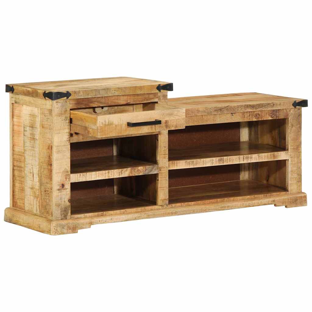 vidaXL Bank mit Schubladen Braun 110 x 35 x 50 cm Raue Mango