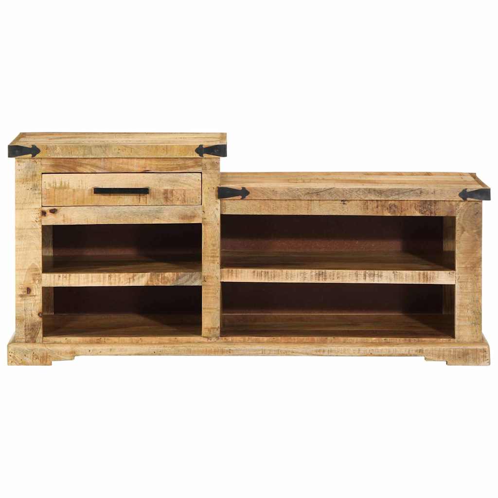 vidaXL Bank mit Schubladen Braun 110 x 35 x 50 cm Raue Mango