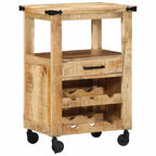 vidaXL Küchentrolley Braun 55 x 40 x 80 cm Massivholz Mango