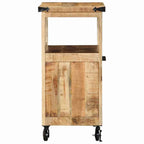 vidaXL Küchentrolley Braun 55 x 40 x 80 cm Massivholz Mango