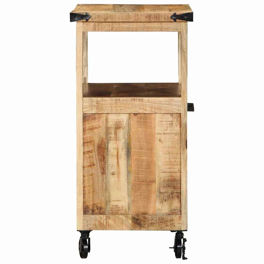 vidaXL Küchentrolley Braun 55 x 40 x 80 cm Massivholz Mango