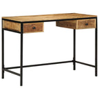 vidaXL Schreibtisch mit Schubladen mit Speicher Braun 105 x 50 x 75 cm