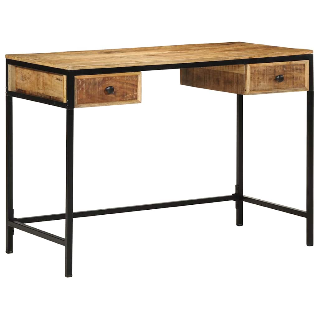 vidaXL Schreibtisch mit Schubladen mit Speicher Braun 105 x 50 x 75 cm