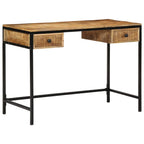 vidaXL Schreibtisch mit Schubladen mit Speicher Braun 105 x 50 x 75 cm