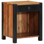 vidaXL Nachttisch Braun 40 x 35 x 50 cm Massivholz Akazie