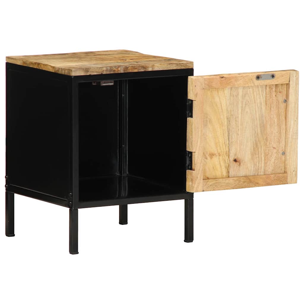vidaXL Nachttisch Braun und Schwarz 30 x 30 x 40 cm