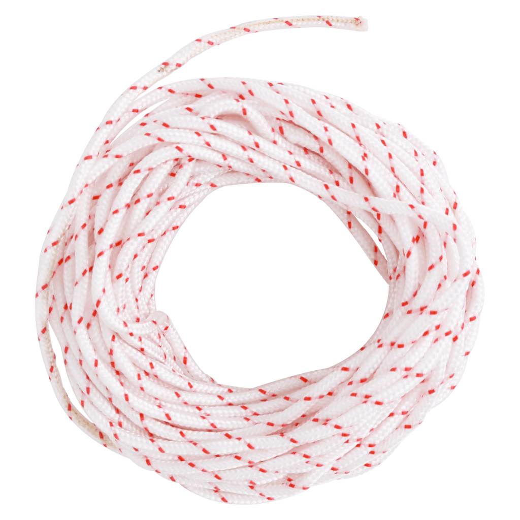 vidaXL Starterseil Weiß und Rot Ø3 mm 10 m Nylon