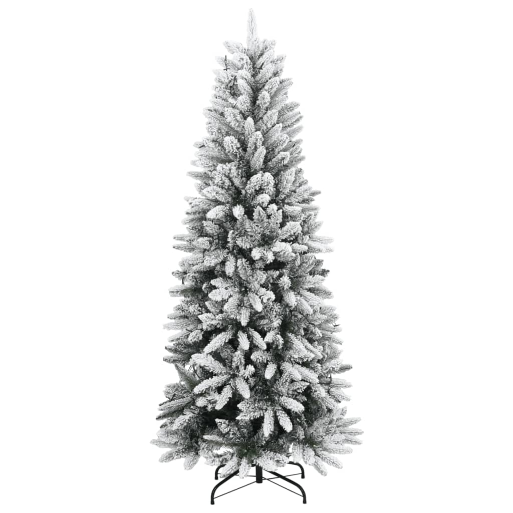 vidaXL Künstlicher Weihnachtsbaum mit Schnee 150 LEDs 120 cm