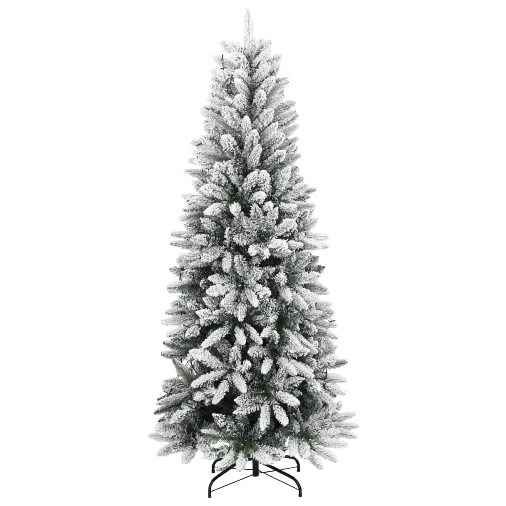 vidaXL Künstlicher Weihnachtsbaum mit Schnee 300 LEDs 180 cm