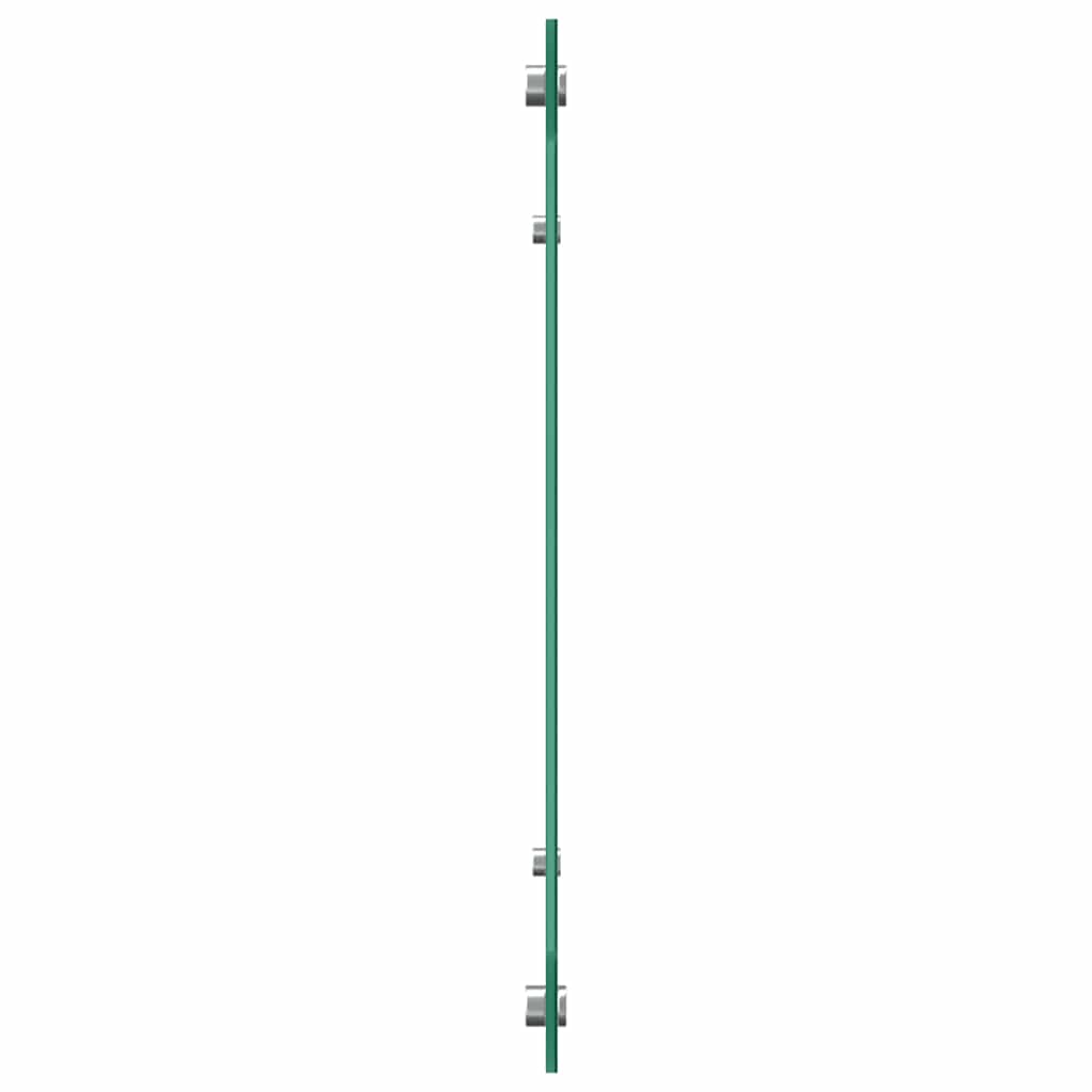 vidaXL Küchenrückwände 2 Stk. Weiß 70x40 cm Hartglas
