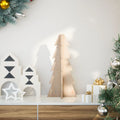 vidaXL Weihnachtsbaum Holz zum Schmücken 80 cm Massivholz Kiefer