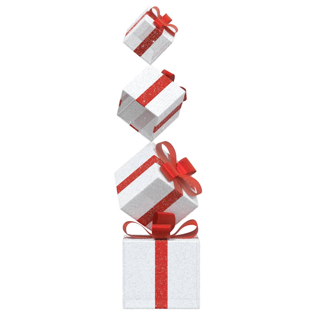 vidaXL Weihnachtsdekoration Geschenkbox 80 LEDs Warmweiß