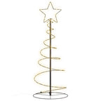 vidaXL LED Weihnachtsbaum 80 LEDs Warmweiß 120 cm