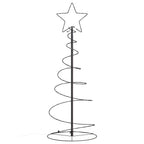 vidaXL LED Weihnachtsbaum 80 LEDs Warmweiß 120 cm
