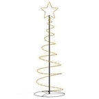 vidaXL LED Weihnachtsbaum 100 LEDs Warmweiß 150 cm