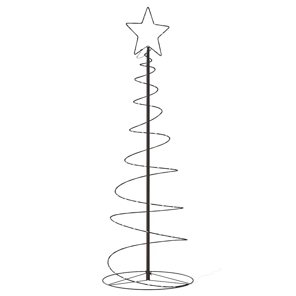 vidaXL LED Weihnachtsbaum 100 LEDs Warmweiß 150 cm