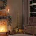 vidaXL LED Weihnachtsbaum 100 LEDs Warmweiß 150 cm