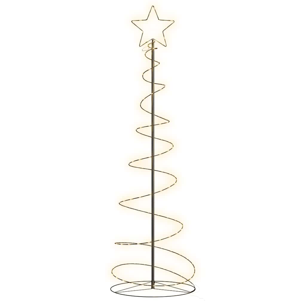 vidaXL LED Weihnachtsbaum 120 LEDs Warmweiß 180 cm