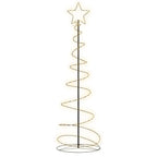 vidaXL LED Weihnachtsbaum 120 LEDs Warmweiß 180 cm