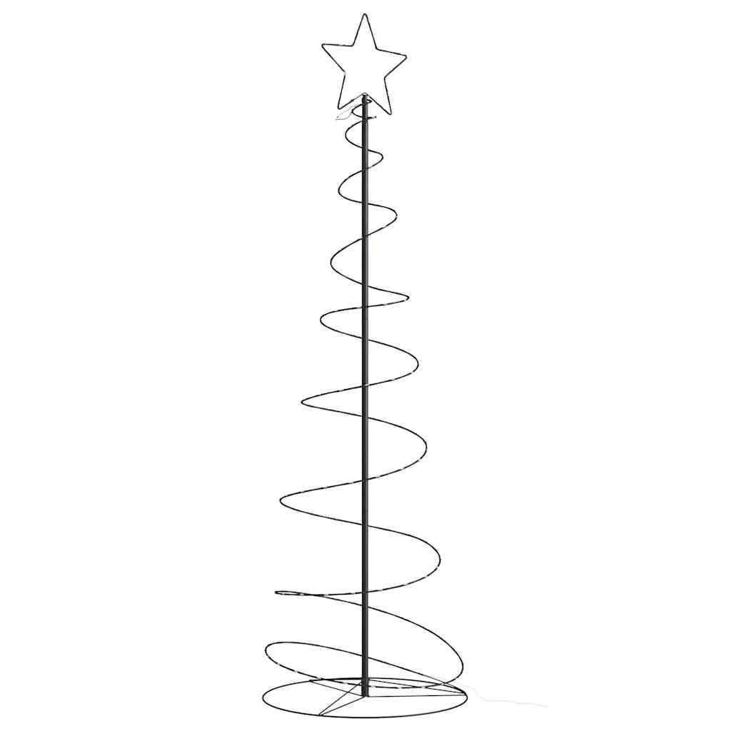 vidaXL LED Weihnachtsbaum 120 LEDs Warmweiß 180 cm
