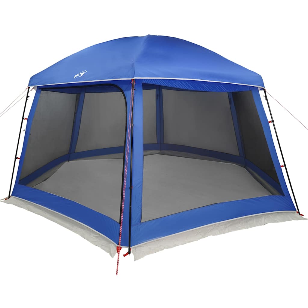 vidaXL Poolzelt mit abnehmbarem Überzelt Netzwänden Azurblau 512x458cm