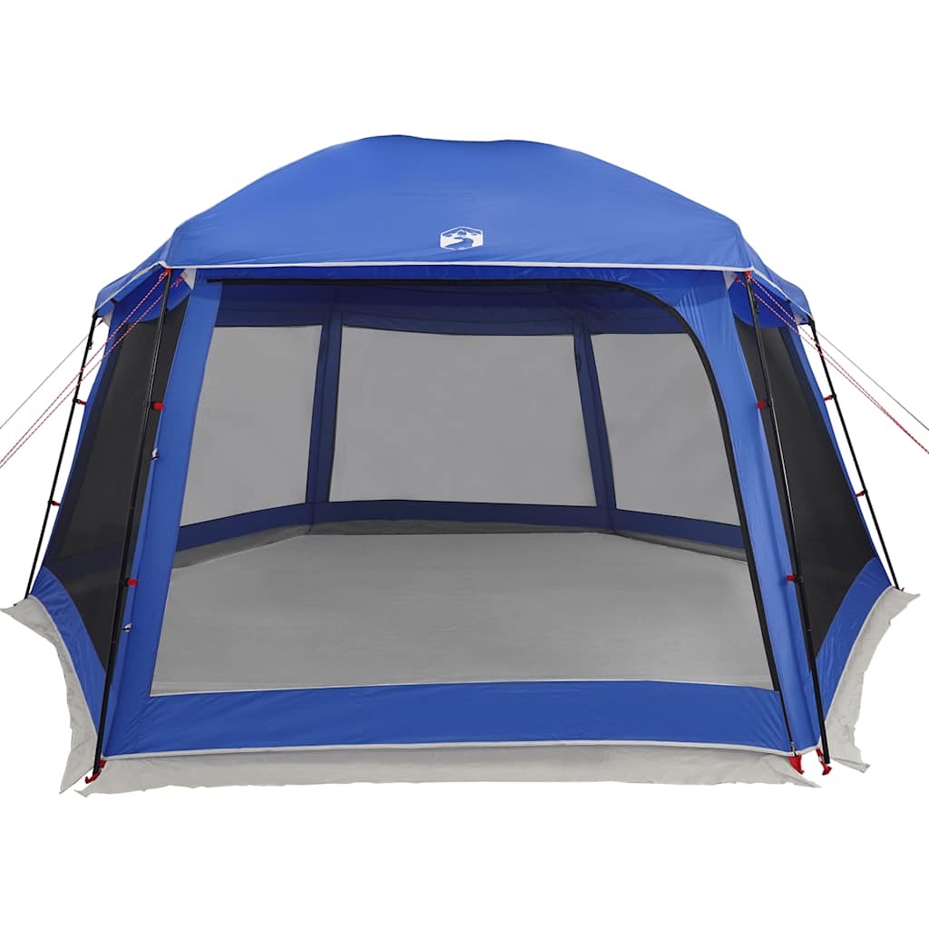 vidaXL Poolzelt mit abnehmbarem Überzelt Netzwänden Azurblau 512x458cm