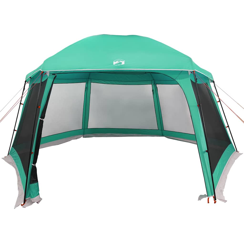vidaXL Poolzelt mit abnehmbarem Überzelt Netzwänden Meergrün 512x458cm