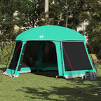 vidaXL Poolzelt mit abnehmbarem Überzelt Netzwänden Meergrün 512x458cm
